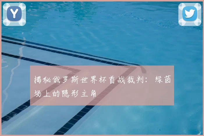 揭秘俄罗斯世界杯首战裁判：绿茵场上的隐形主角